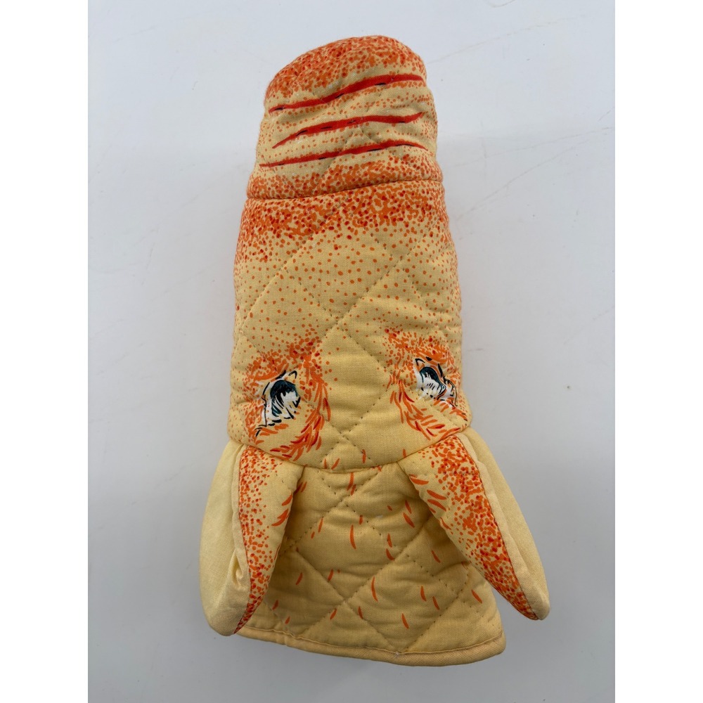 Vintage 1992 Boston Warehouse Pig Aardvark Quilted Oven Mitt Decorative Puppet